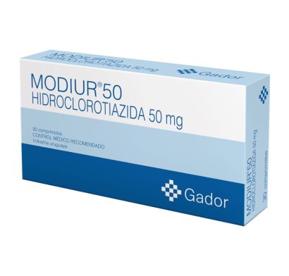 Modiur 50 mg 30 Comprimidos
