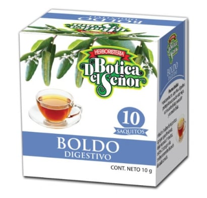 BOLDO BOTICA DEL SEÑOR 10 SAQUITOS