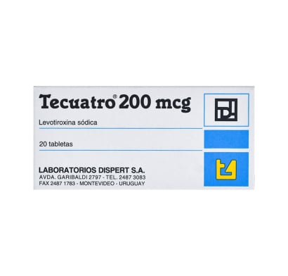 Tecuatro 200 mcg 20 Tabletas