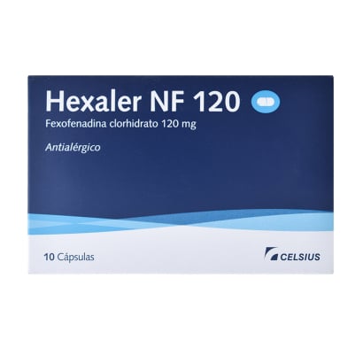 Hexaler NF 120 mg 10 Cápsulas