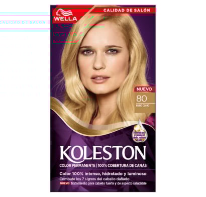 Kit Tinta Koleston N°80 Rubio Claro