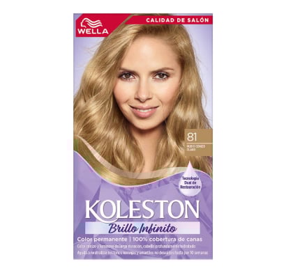 Kit Tinta Koleston N°81 Rubio Cenizo Claro