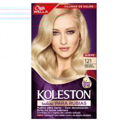 Kit Tinta Koleston N°121 Rubio Cenizo Claro Especial