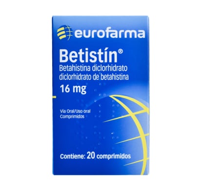 Betistin 16 mg 20 Comprimidos
