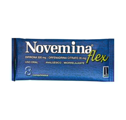 Novemina Flex 500 mg/35 mg 8 Comprimidos