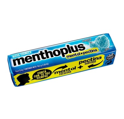 Pastillas Menthoplus Mentol 30 6 g