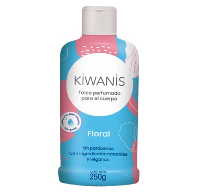 TALCO CORPORAL KIWANIS PERFUMADO FLORAL 250 GRS
