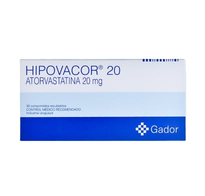 Hipovacor 20 mg 30 Comprimidos