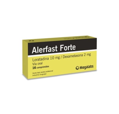 Alerfast Forte 10 mg/ 2 mg 16 Comprimidos