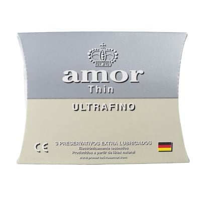 Preservativos Amor Ultrafino 3 Unidades