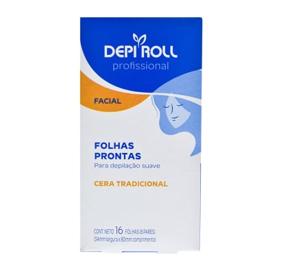 Bandas Depilatorias Depi Roll Faciales 8 Unidades