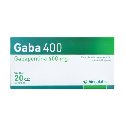Gaba 400 mg 20 Cápsulas