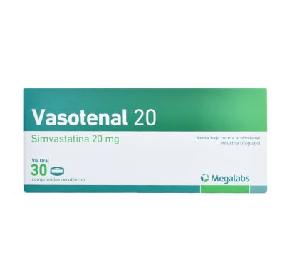 VASOTENAL 20 MG 30 COMPRIMIDOS