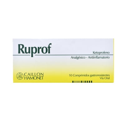 Ruprof 100 mg 10 Comprimidos Gastrorresistentes