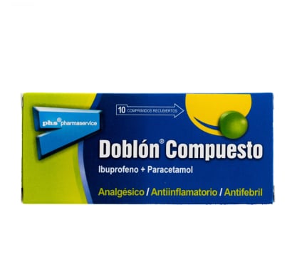 Doblón Compuesto 200 mg/300 mg 10 Comprimidos Recubiertos
