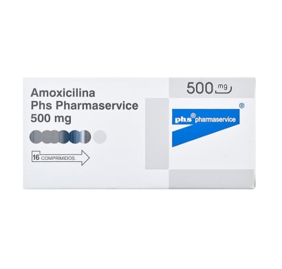 Amoxicilina Phs 500 mg 16 Comprimidos