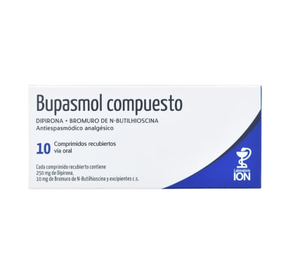 Bupasmol Compuesto 10 Comprimidos