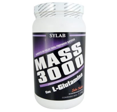 Suplemento Sylab MASS 3000 Sabor Frutilla 1.2 kg