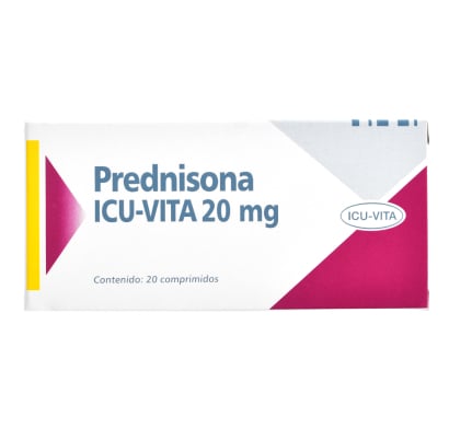 Prednisona ICU-VITA 20 mg 20 Comprimidos
