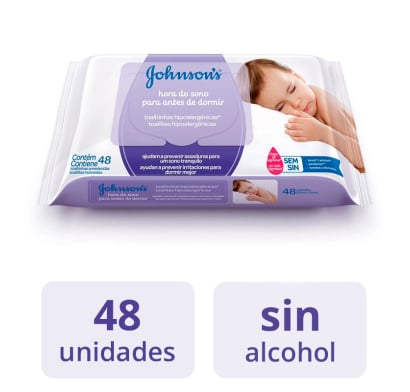 Toallitas Húmedas Johnson's Baby Dulces Sueños 48 Unidades