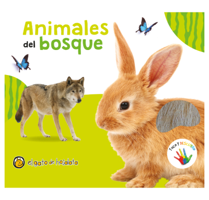 Libro Toco y descubro - animales del bosque