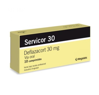 SERVICOR 30 MG 10 COMPRIMIDOS