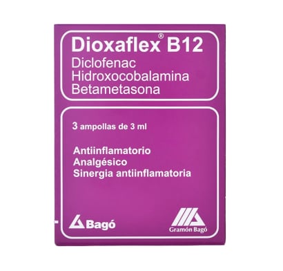 Dioxaflex B12 3 Ampollas