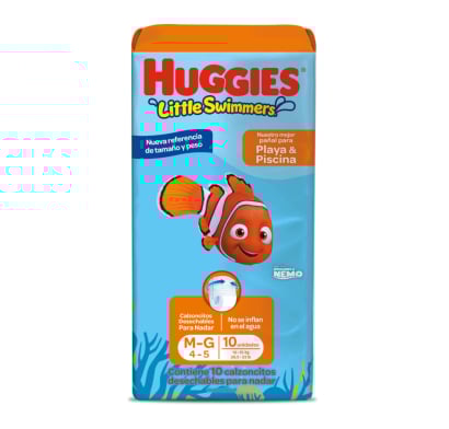 Pañales de Agua Huggies Little Swimmers Pants M-G 10 Unidades