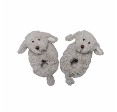 Pantuflas de Plush Storki con Sonajero Diseño Perro 0 a 3 Meses