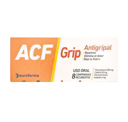 ACF Grip 8 Comprimidos Recubiertos