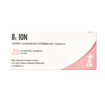B1 ION 100 mg 20 Comprimidos Recubiertos