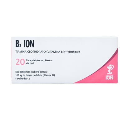 B1 ION 100 mg 20 Comprimidos Recubiertos