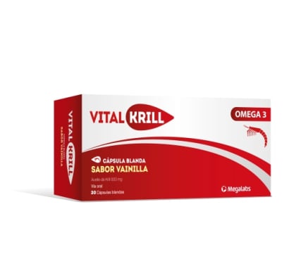 Vitalkrill 500 mg 30 Cápsulas Blandas