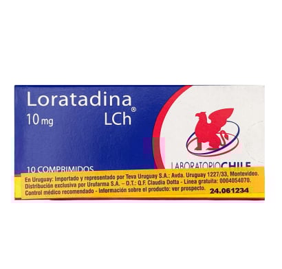 Loratadina Teva 10 mg 10 Comprimidos