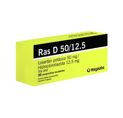 Ras D 50 mg/12.5 mg 30 Comprimidos Recubiertos