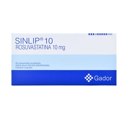 Sinlip 10 mg 30 Comprimidos