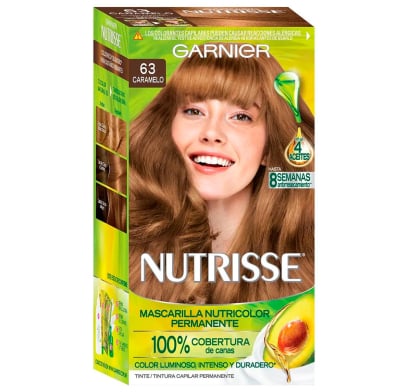 Tinta Garnier Nutrisse N°63 Caramelo Dorado