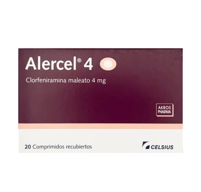 Alercel 4 mg 20 Comprimidos Recubiertos