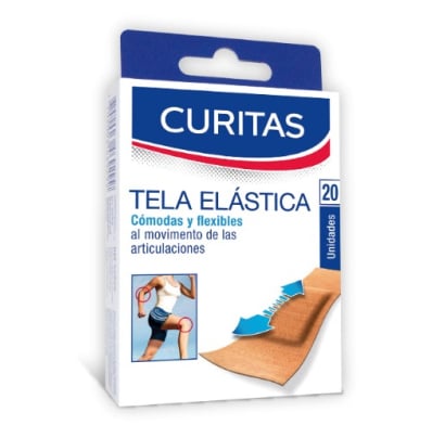 Curitas Tela Elástica 20 Unidades
