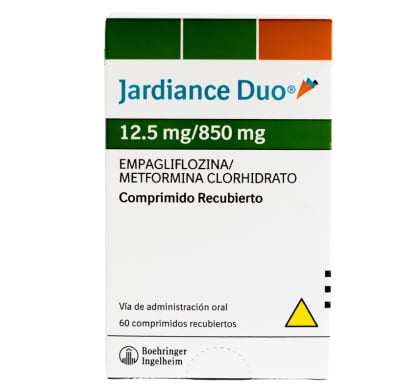 Jardiance Duo 12.5 mg / 850 mg 60 Comprimidos