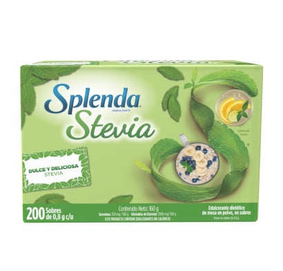 Edulcorante Splenda Stevia 200 Sobres