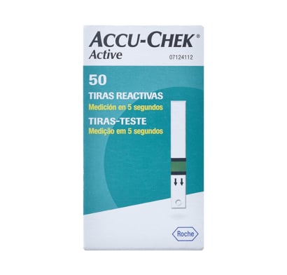 TIRAS ACCU-CHEK ACTIVE 50 UNIDADES