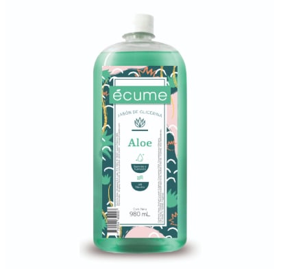 Jabón Líquido Écume Aloe para Manos Refill 980 ml