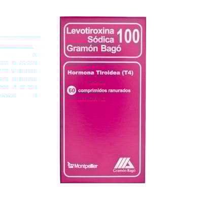 Levotiroxina 100 mcg 60 Comprimidos Ranurados