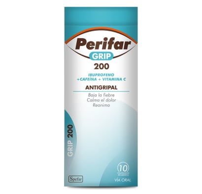 Perifar Grip 200 mg 10 Comprimidos Recubiertos