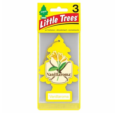 Aromatizante Little Trees Vanillaroma 3 Unidades