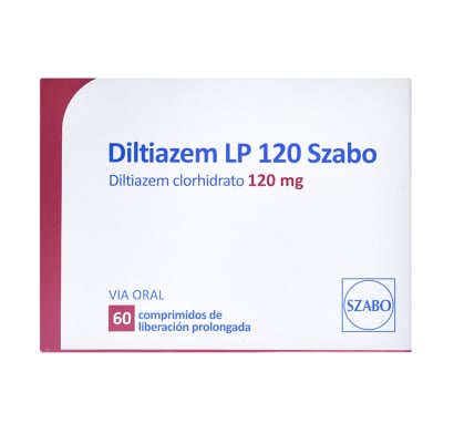 Diltiazem LP 120 mg 60 Comprimidos
