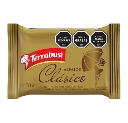 ALFAJOR SIMPLE TERRABUSI CLASICO 50GRS
