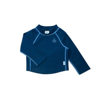 Remera Long Sleeve Rashguard Shirt-Navy 6 Meses
