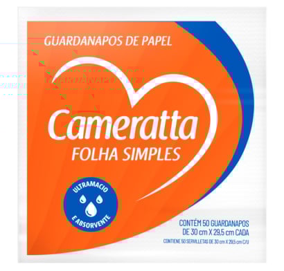 Servilletas Cameratta 50 Unidades